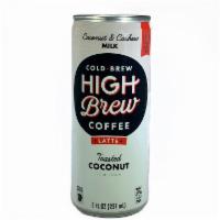 High Brew - Toasted Coconut · NO Dairy - Coconut & Cashew Milk