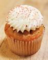Strawberry Cupcake · Light strawberry cake baked with fresh pieces of strawberry iced with a white chocolate infu...