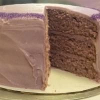 Ube *Filipino Yam*  · A light, filipino purple yam cake. Iced with an Ube flavored cream cheese frosting.