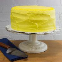 Lemony Lemon · A lemony cake with fresh lemon zest, and lemon buttercream.