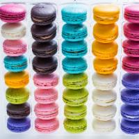 6 Pack Macarons Assorted · An assortment of 6 Macarons. Flavors might include: Oreo, Mango, Lemon, Raspberry, Strawberr...