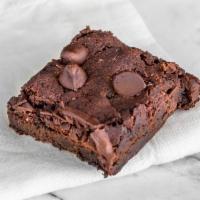 Brownie Bite · Vegan and gluten-free brownie (made with black beans)