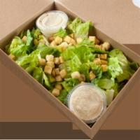 Lg- House Salad · Organic mesclun mix, chick peas, shredded carrots, and red onions