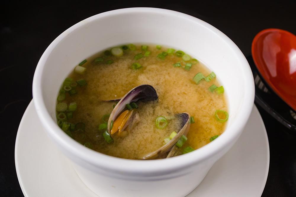 Clam Miso Soup · Clam and scallion