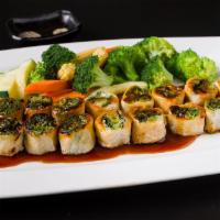 Chicken Negimaki · Served with soup or salad. 