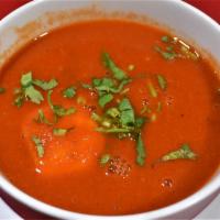 MULLIGATAWNY  SOUP · Delicately fresh lentil and tomato based Indian national soup.