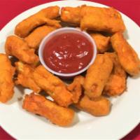 PANNER PAKORA · Home made Cheese deep fried serve w/ condiments