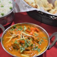 1 Appetizer and 1 Entree Special · Your choice of one appetizer and entree, served with plain naan, basmati rice and condiments.