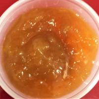 MANGO  CHUTNEY · Sweet and sour mango jelly.