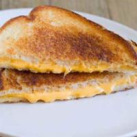 Grilled Cheese Sandwich · Hot sandwich filled with cheese that has been pan cooked or grilled. 