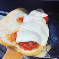 Our Special Recipe Meatball Parm Wedge · 