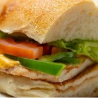 Grilled and Breaded Chicken Sandwich · Boneless skinless chicken sandwich.