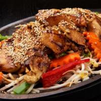 Chicken Teriyaki · Served with choice of rice. fillet of grilled chicken breast marinated in teriyaki sauce and...