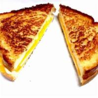 Grilled Cheese on Bread · Cooked on a rack over a grill. Whole wheat bread or white bread.