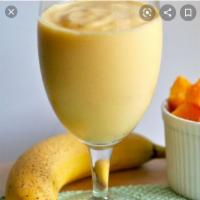 Orange, Mango, Pineapple, and Banana Smoothie · 