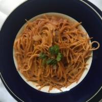 Fideos Soup · Fideos  soup Is a warm comforting authentic Mexican soup made with a tomato base, and a gold...