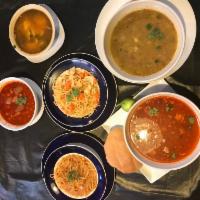 Siete Mares Soup · Mexican seven Seas Soup is made with fresh Seafood and vegetables.