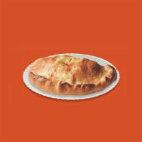 Chicken Calzone · Made from salted bread dough, baked in an oven and stuffed with marinara sauce, ricotta chee...
