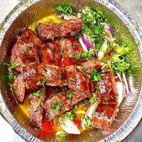 Grilled Sausage · traditional Greek pork sausage char-grilled to
perfection