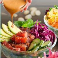 Build Your Own Poke Bowl with 2 Protein · 