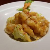 Rock Shrimp Tempura · With sweet and spicy aioli sauce. 