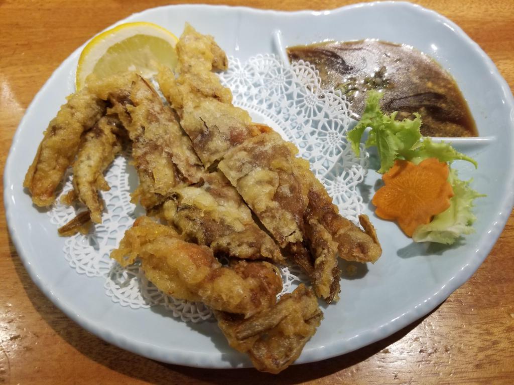 Soft Shell Crab · Deep fried soft shell crab with ponzu sauce. 