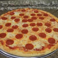 Pepperoni Slice · Our traditional Neapolitan pizza.  Home made tomato sauce and freshly grated mozzarella chee...