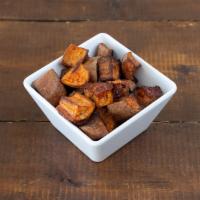 Roasted Sweet Potatoes · Roasted sweet potatoes seasoned with cinnamon and brown sugar.