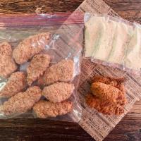 1.5 lb. Bag of Frozen, Organic Chicken Tenders · Includes approximately 8-10 chicken tenders per bag. Instructions for cooking: Place chicken...