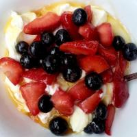 Berry Greek Yogurt Breakfast · Served with fresh seasonal berries and honey.