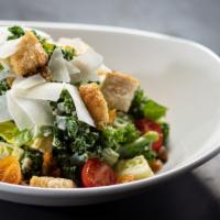 Kale & Romaine Caesar Salad · 