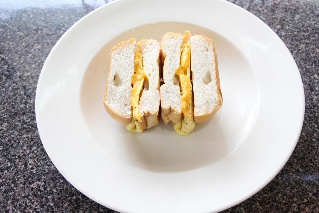 Egg and Cheese on a Roll · 2 eggs with American cheese.