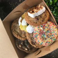 Half Dozen Cookies · This box comes with six cookies! Choose your flavors from the menu. 

**The menu will allow ...
