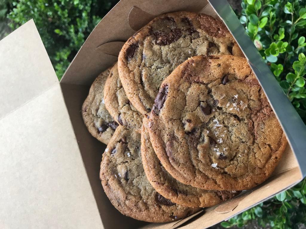 Chocolate Chip 1/2 Dozen · Our most popular cookie! Includes six of our Brown Butter Triple Chocolate Chip -- aka our fancy name for chocolate chip!