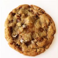 Salted Toffee Pecan · This brown butter cookie is loaded with toffee pieces, toasted pecans, and sea salt. The per...