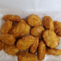Chicken Nuggets (10) · Served with BBQ or honey mustard.