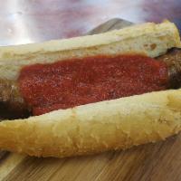  Italian Sausage · Mild Italian Sausage on French Bread.  Your Choice of Toppings.