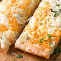 Garlic Bread with Cheese · Buttery bread that is topped with garlic. 