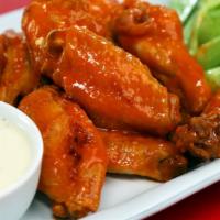 10 Pieces Wings with 1 Blue Cheese · 