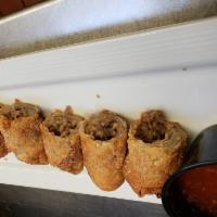 Fried Roll Ups · 3 per order. Served with sweet thai sauce