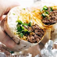 32. Asada Beef Burrito · An 8