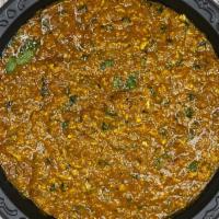 Rassa Bhurji · Scrambled eggs cooked in a Gravy