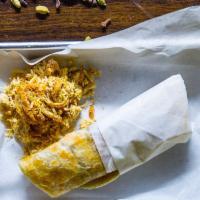 Chicken Masala Wrap · Kati rolls are made in flat paratha bread.