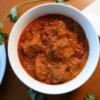 Chicken Kadai · Chicken pieces cooked in a creamy gravy with Onions and Bell pepper