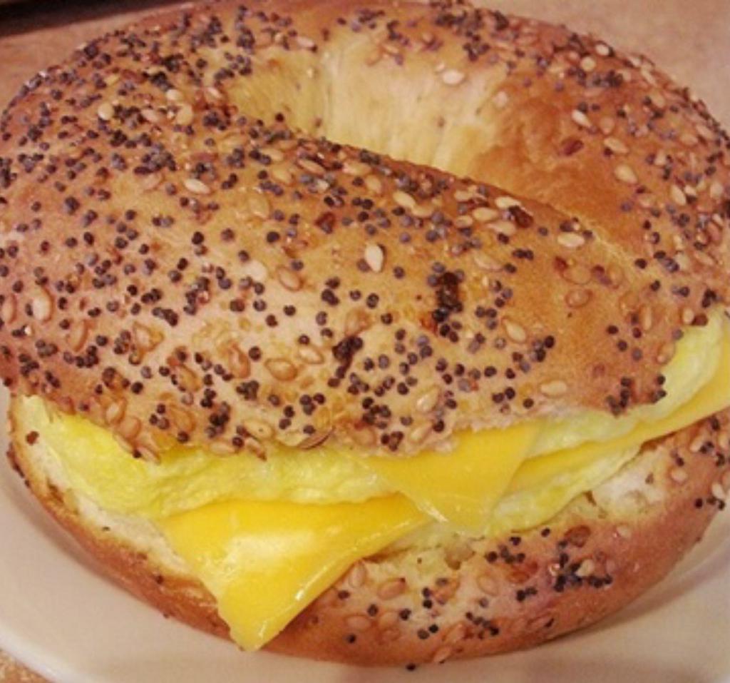 Egg and cheese Bagel · 