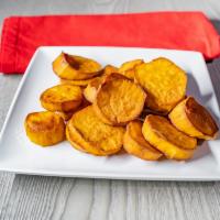 Batata Frita · Sweet potato sliced and fries. 