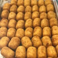 Potato Croquette · Stuffed with imported cheeses and meats.