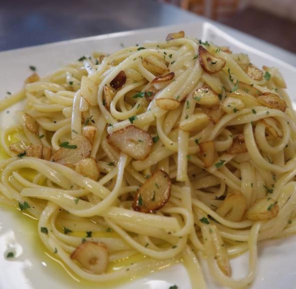Pasta with Garlic and Oil · 
