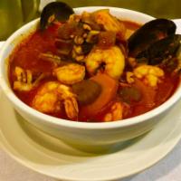 Sopa de Mariscos · Seafood.