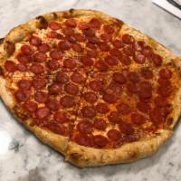 Holy Roni Pizza · Tomato, mozzarella and pepperoni.
